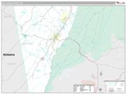 Chattooga County, GA <br /> Wall Map <br /> Premium Style 2025 Map