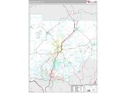 Cherokee County, GA <br /> Wall Map <br /> Premium Style 2025 Map