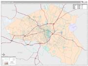 Clarke County, GA <br /> Wall Map <br /> Premium Style 2025 Map