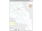 Clinch County, GA <br /> Wall Map <br /> Premium Style 2025 Map