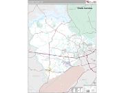 Columbia County, GA <br /> Wall Map <br /> Premium Style 2025 Map