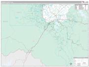 Fannin County, GA <br /> Wall Map <br /> Premium Style 2025 Map