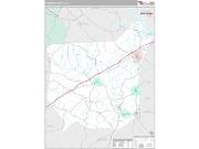 Franklin County, GA <br /> Wall Map <br /> Premium Style 2025 Map