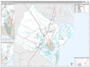Glynn County, GA <br /> Wall Map <br /> Premium Style 2025 Map