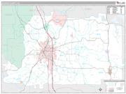 Gordon County, GA <br /> Wall Map <br /> Premium Style 2025 Map