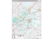 Gwinnett County, GA <br /> Wall Map <br /> Premium Style 2025 Map