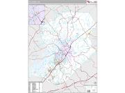 Hall County, GA <br /> Wall Map <br /> Premium Style 2025 Map