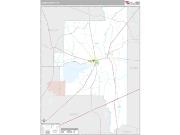 Lanier County, GA <br /> Wall Map <br /> Premium Style 2025 Map