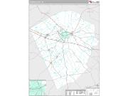 Laurens County, GA <br /> Wall Map <br /> Premium Style 2025 Map