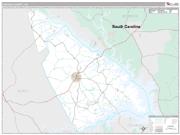 Lincoln County, GA <br /> Wall Map <br /> Premium Style 2025 Map