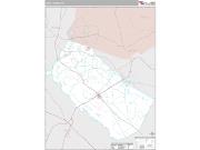 Long County, GA <br /> Wall Map <br /> Premium Style 2025 Map