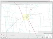 Miller County, GA <br /> Wall Map <br /> Premium Style 2025 Map