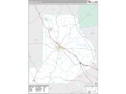 Monroe County, GA <br /> Wall Map <br /> Premium Style 2025 Map