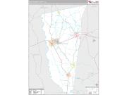 Montgomery County, GA <br /> Wall Map <br /> Premium Style 2025 Map