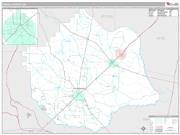 Pierce County, GA <br /> Wall Map <br /> Premium Style 2025 Map
