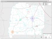 Pike County, GA <br /> Wall Map <br /> Premium Style 2025 Map