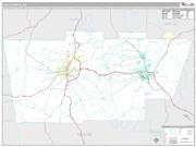 Polk County, GA <br /> Wall Map <br /> Premium Style 2025 Map