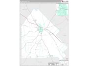 Pulaski County, GA <br /> Wall Map <br /> Premium Style 2025 Map