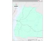 Quitman County, GA <br /> Wall Map <br /> Premium Style 2025 Map