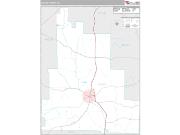 Schley County, GA <br /> Wall Map <br /> Premium Style 2025 Map