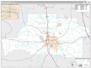 Spalding County, GA <br /> Wall Map <br /> Premium Style 2025 Map