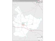 Taliaferro County, GA <br /> Wall Map <br /> Premium Style 2025 Map