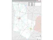 Tattnall County, GA <br /> Wall Map <br /> Premium Style 2025 Map