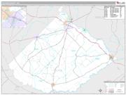 Telfair County, GA <br /> Wall Map <br /> Premium Style 2025 Map