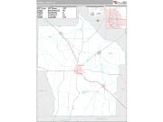 Terrell County, GA <br /> Wall Map <br /> Premium Style 2025 Map