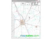 Thomas County, GA <br /> Wall Map <br /> Premium Style 2025 Map