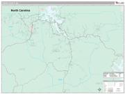 Towns County, GA <br /> Wall Map <br /> Premium Style 2025 Map