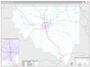 Upson County, GA <br /> Wall Map <br /> Premium Style 2025 Map