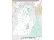 Walker County, GA <br /> Wall Map <br /> Premium Style 2025 Map