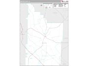 Webster County, GA <br /> Wall Map <br /> Premium Style 2025 Map