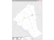 Wheeler County, GA <br /> Wall Map <br /> Premium Style 2025 Map