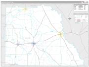 Wilcox County, GA <br /> Wall Map <br /> Premium Style 2025 Map