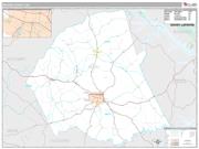 Wilkes County, GA <br /> Wall Map <br /> Premium Style 2025 Map
