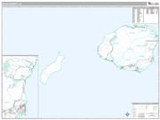 Kauai County, HI <br /> Wall Map <br /> Premium Style 2025 Map
