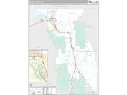 Bannock County, ID <br /> Wall Map <br /> Premium Style 2025 Map
