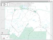 Benewah County, ID <br /> Wall Map <br /> Premium Style 2025 Map