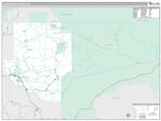 Clearwater County, ID <br /> Wall Map <br /> Premium Style 2025 Map