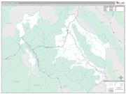Custer County, ID <br /> Wall Map <br /> Premium Style 2025 Map