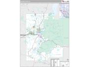 Kootenai County, ID <br /> Wall Map <br /> Premium Style 2025 Map