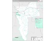 Nez Perce County, ID <br /> Wall Map <br /> Premium Style 2025 Map