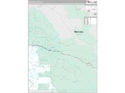 Shoshone County, ID <br /> Wall Map <br /> Premium Style 2025 Map