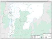 Valley County, ID <br /> Wall Map <br /> Premium Style 2025 Map