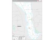 Calhoun County, IL <br /> Wall Map <br /> Premium Style 2025 Map