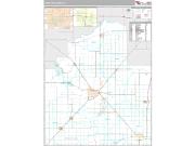 Christian County, IL <br /> Wall Map <br /> Premium Style 2025 Map