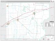 Clark County, IL <br /> Wall Map <br /> Premium Style 2025 Map