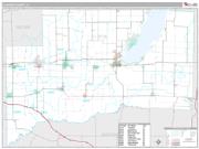 Clinton County, IL <br /> Wall Map <br /> Premium Style 2025 Map